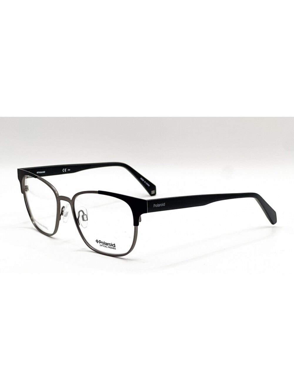 Polaroid Pld D342 807 Black Square Authentic Eyeglass Frames 54-17